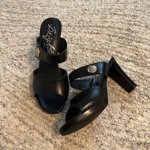 Brighton Black Heels Made In Italy ❤️